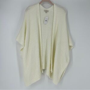 Loft Cream Open Front Cardigan